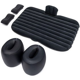 تصویر تشک بادی داخل ماشین ال 90 اورجینال با پمپ باد برقی و بالش بالاترین کیفیت TDM-3016