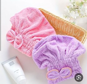 تصویر کلاه حمام - زرد 