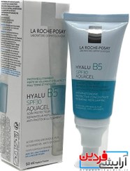 تصویر کرم آکواژل ترمیم کننده لاروش پوزای حجم ۵۰ میلی لیتر SPF30 مناسب انواع پوست 