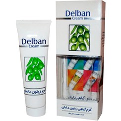 تصویر کرم دست و صورت زیتون دلبان Delban olive hand and face cream 