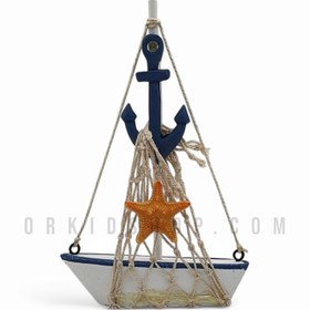 تصویر ماکت قایق چوبی 