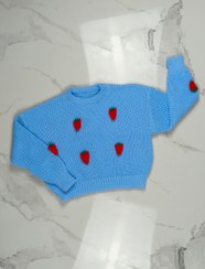 تصویر کراپ بافت طرح توت فرنگی 