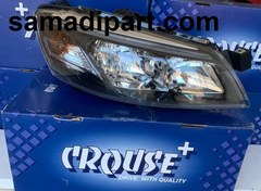 تصویر چراغ جلو رانا پلاس چپ و راست (جفت) با لامپ و موتور کروز Rana Plus headlight left