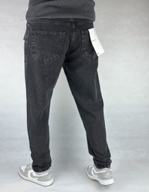 تصویر شلوار مام فیت مردانه ذغالی | ساده | 144 