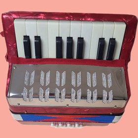 تصویر آکاردئون صورتی 