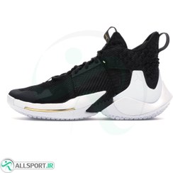 تصویر کفش بسکتبال زنانه ایر جوردن طرح اصلی Air Jordan Zero 0.2 Black White 