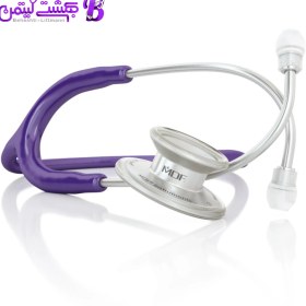 تصویر گوشی پزشکی MDF 777 بنفش استیل 