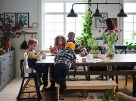 تصویر نیمکت چوبی ایکیا PERJOHAN 