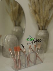 تصویر استند براش آرایشی مستطیل ۳ خانه کد ۷۰۰۲ 