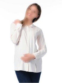 تصویر پیراهن شیردهی طرح‎دار سفید کلاسیک برند BUSA کد 1708927027 