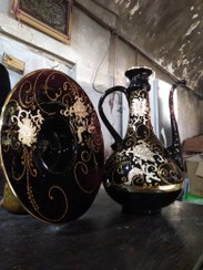 تصویر سینی و گلاب پاش دکوری لوکس 