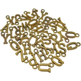 تصویر مهره فلزی حروف بسته 100 عددی 
