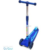 تصویر اسکوتر کودک TSMA سبد دار با کلاه هدیه 