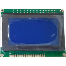 تصویر نمایشگر آبی گرافیکی 128*64 LCD مدل TS12864A-2 