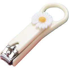 تصویر ناخن گیر فانتزی طرح بابونه 