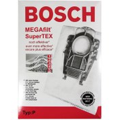 تصویر پاکت جاروبرقی مدل 0010 مناسب برای جاروبرقی بوش تایپ p بسته 4 عددی 