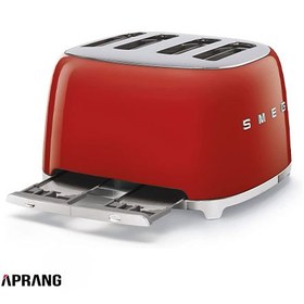 تصویر توستر 4 اسلایس اسمگ TSF03 قرمز SMEG Toaster TSF03 RED