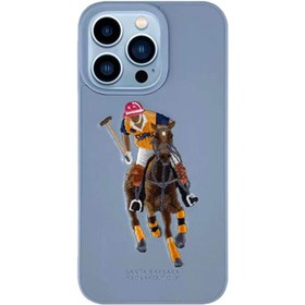 تصویر قاب چرمی پولو آیفون 13 پرو مکس Santa Barbara Leather Jockey Polo Case iPhone 13 Pro Max 