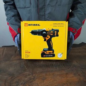 تصویر دریل شارژی اینتیمکس مدل 0438 ظرفیت ۵۸ ولت چکشی ۱۳ میلیمتر 
