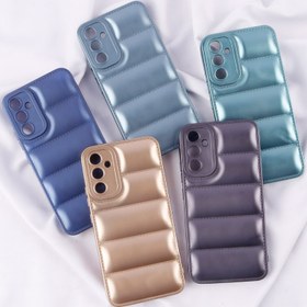 تصویر قاب پافر ژله ای براق محافظ لنزدار Samsung Galaxy A34 Samsung Galaxy A34 Cover Case