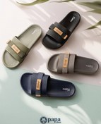 تصویر دمپایی مردانه پویان سایز ۴۴ رنگ مشکی 