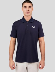 تصویر پولوشرت گلف تنفسی رنگ سرمه‌ای برند castore Navy Golf Breathable Polo