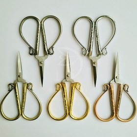 تصویر قیچی گلدوزی آنتیک مدل 201 