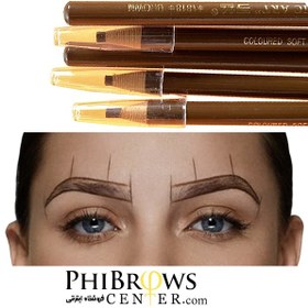 تصویر مداد طراحی ابرو کنته مشکی کازماتیک آرت Cosmatic art black kente eyebrow pencil