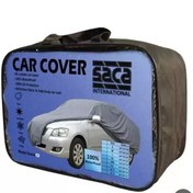 تصویر چادر خودروی ضد آب ۴ فصل ساکا مناسب برای تارا،شاهین،دنا مواد یک درجه یک و عالی 