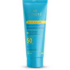 تصویر کرم ضد آفتاب رنگی سینره SPF50 حجم ۵۰ میلی لیتر 