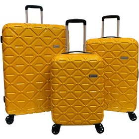 تصویر مجموعه سه عددی چمدان امیننت مدل C0400 - ابی و طوس EMINENT LUGGAGE