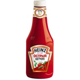 تصویر سس کچاپ تند روسی هاینز HEINZ TOMATO KETCHUP گوجه فرنگی 800 میل 