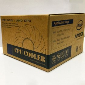 تصویر خنک کننده پردازنده بادی گریت RGBدار مدل Intel & AMD GREAT Intel & AMD RGB CPU Cooler