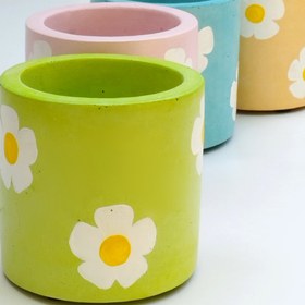 تصویر جامدادی رومیزی مدل Flowers 