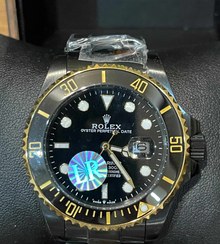 تصویر ساعت مچی رولکس - مشکی نقره ای rolex