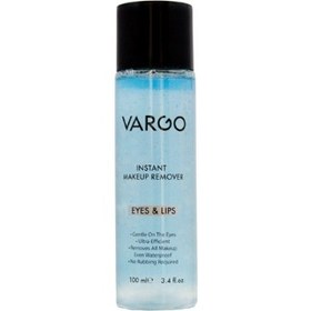 تصویر محلول پاک کننده آرایش چشم و لب وارگو 100 میل VARGO Instant Makeup Remover For Eyes & Lips 100ml