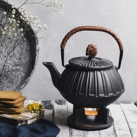 تصویر قوری نالینو مدل Fiorela Nalino Cast Iron Tea Pot FIORELA model