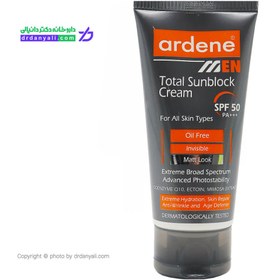 تصویر کرم ضد آفتاب مخصوص آقایان SPF50 آردن Ardene Total Sunblock Cream SPF50 For Men