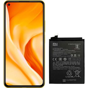 تصویر باتری گوشی شیائومی مناسب برای Xiaomi Mi11 Lite - BP42 Xiaomi phone battery suitable for Mi11 Lite - BP42