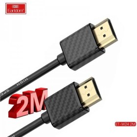 تصویر کابل HDMI ارلدام EARLDOM مدل ET-W24 طول 2 متر 