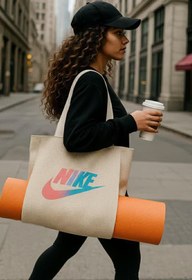 تصویر کیف ترندی پارچه ای یوگا 