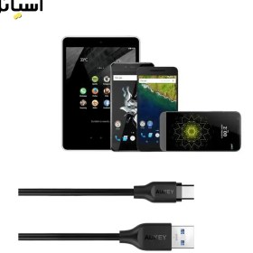تصویر کابل تبدیل USB به Type-C آکی (AUKEY) مدل CB-AC1 به طول 1.2 متر 