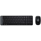 تصویر کيبورد و ماوس بي‌سيم لاجيتک Logitech MK220 Wireless Keyboard and Mouse