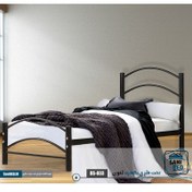 تصویر تختخواب یکنفره فلزی لئون 