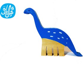 تصویر دایناسور چوبی براکیوسوروس blue Dinosaur