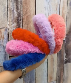 تصویر تل مو پولیشی - آبی 