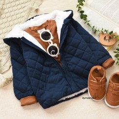 تصویر سویشرت کاپشنی بچگانه مدل N134 سایز ۰ تا ۶ ماه 