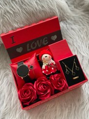 تصویر (ارسال رایگان)باکس هدیه زنانه و دخترانه شیک و خاص/کادو روز زن/تولد/زیبا 