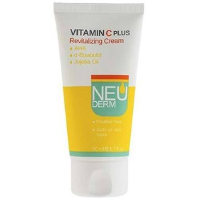 تصویر کرم ویتامین C پلاس تیوبی حجم 50 میل نئودرم Neoderm vitamin C plus tube volume 50 ml