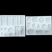 تصویر قالب سیلیکونی زیورآلات ۲ عدد 